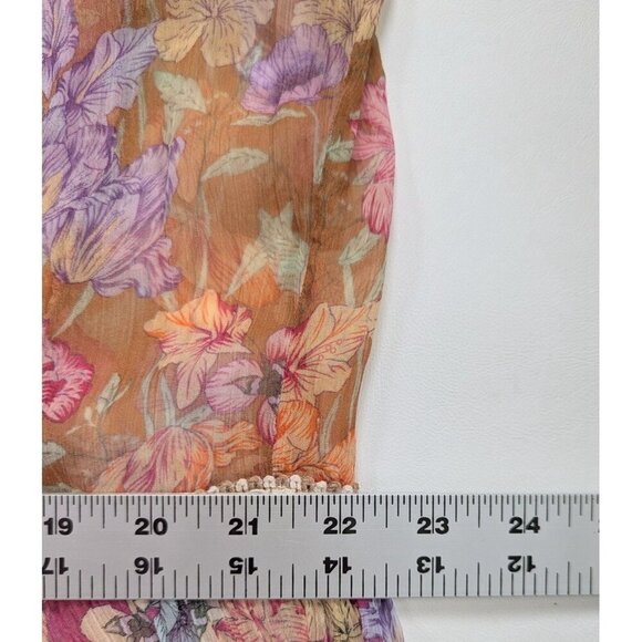 Anthropologie Letruelse Boho Sheer Dress OVersized Sheer Cover-Up Size Small - Picture 11 of 14